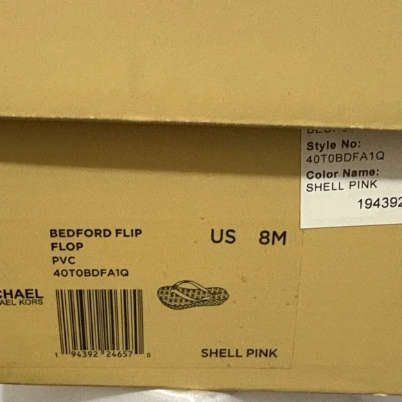 Michael Kors Pink MK Logo Platform Sandal - Picture 9 of 9